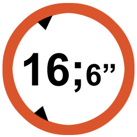  No entry for vehicles exceeding height more than 16'-6