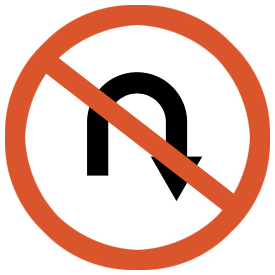  No U-turn