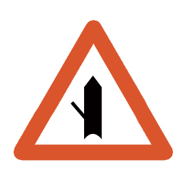  Minor road on the left