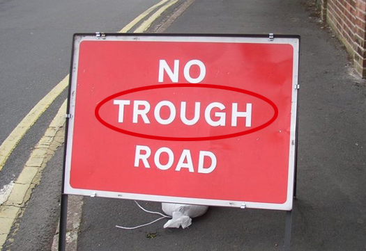 No through road