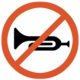  Audible warning devices prohibited