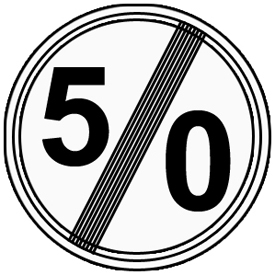  End of speed limit imposed