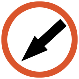  Keep to the left