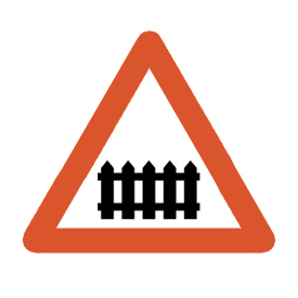  Level crossing with gate