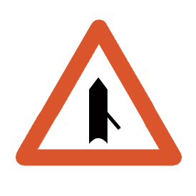  Minor cross road joining from right