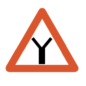  Yield to the traffic approaching from the right on any leg of the intersection